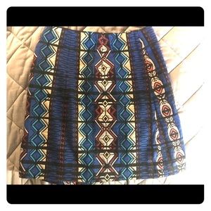 J.Crew Geometric Pencil Skirt